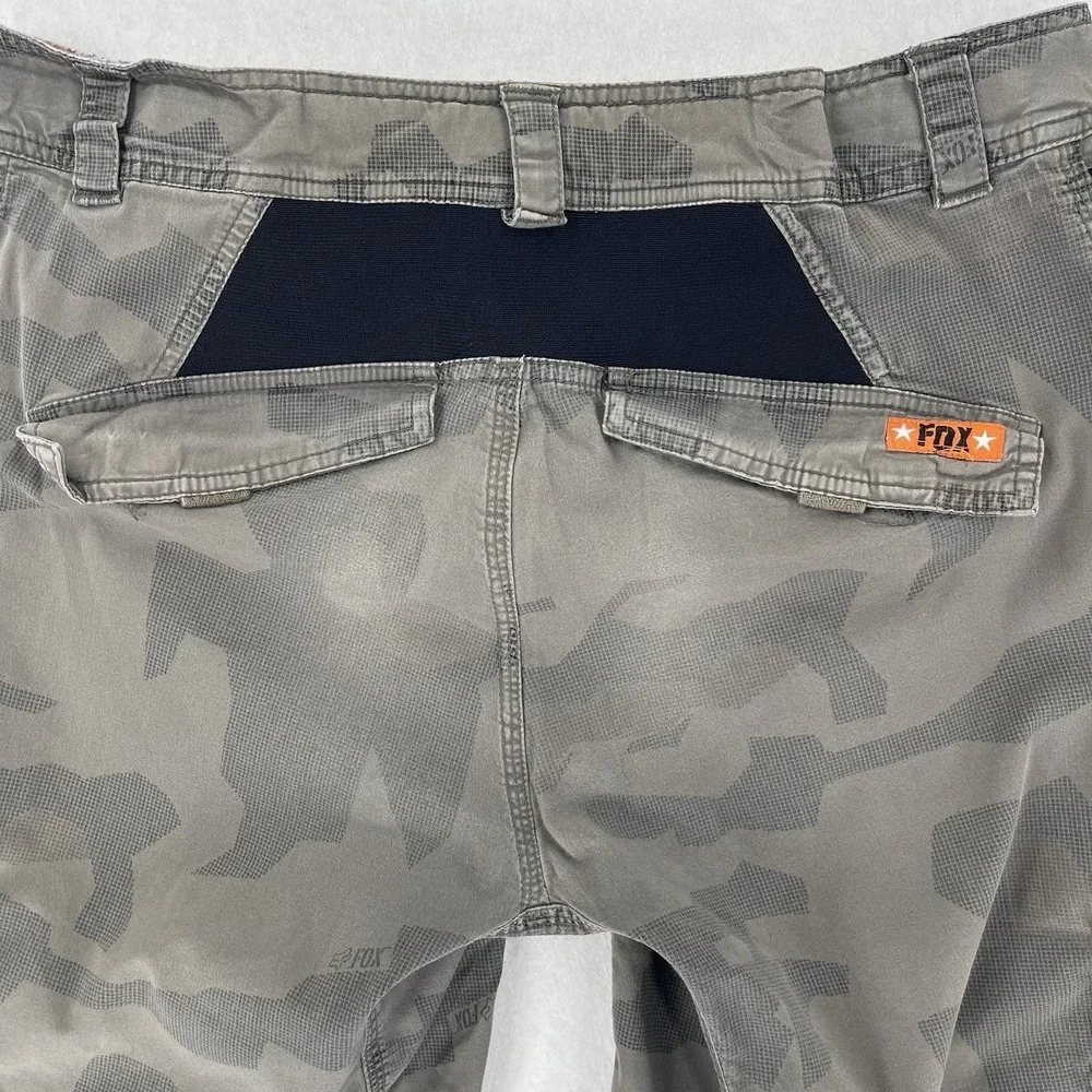 Fox Racing Sergeant Cargo Shorts Mens 32 Camo Bermuda Bike Motocross Grunge Y2K